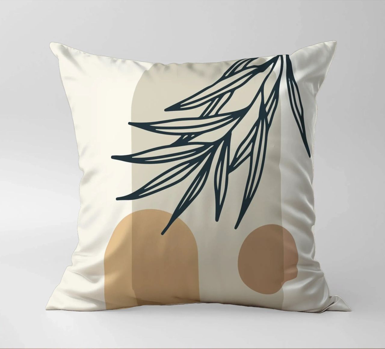 Boho Minimal - Motif végétal élégant coussin de Whole©