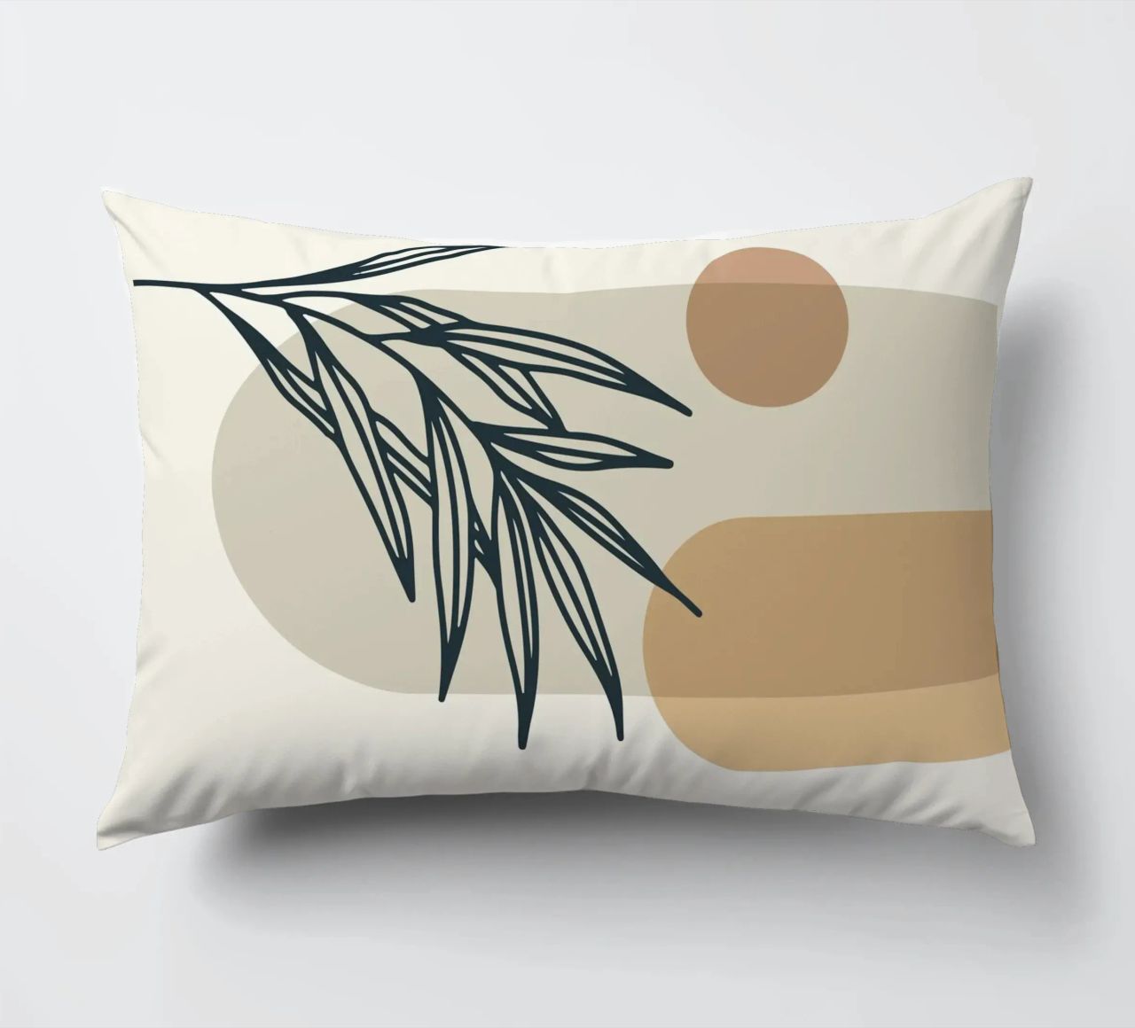 Boho Minimal - Motif végétal élégant coussin de Whole©