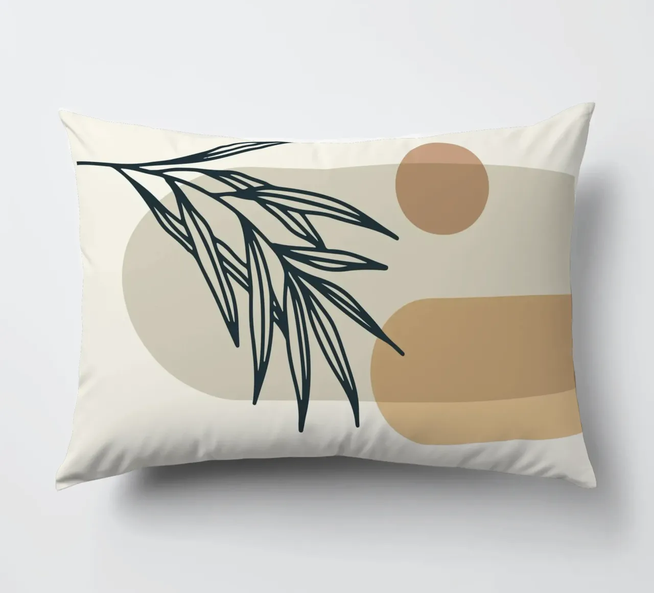 Boho Minimal - Elegante motivo vegetal cojín de Whole©
