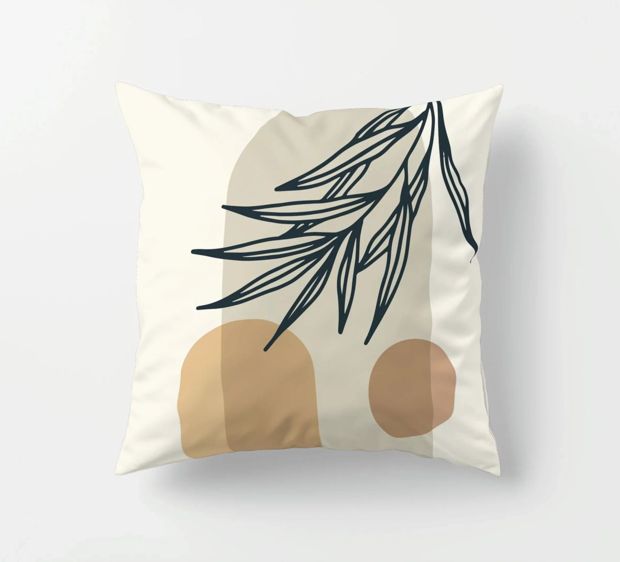 Boho Minimal - Motif végétal élégant coussin de Whole©