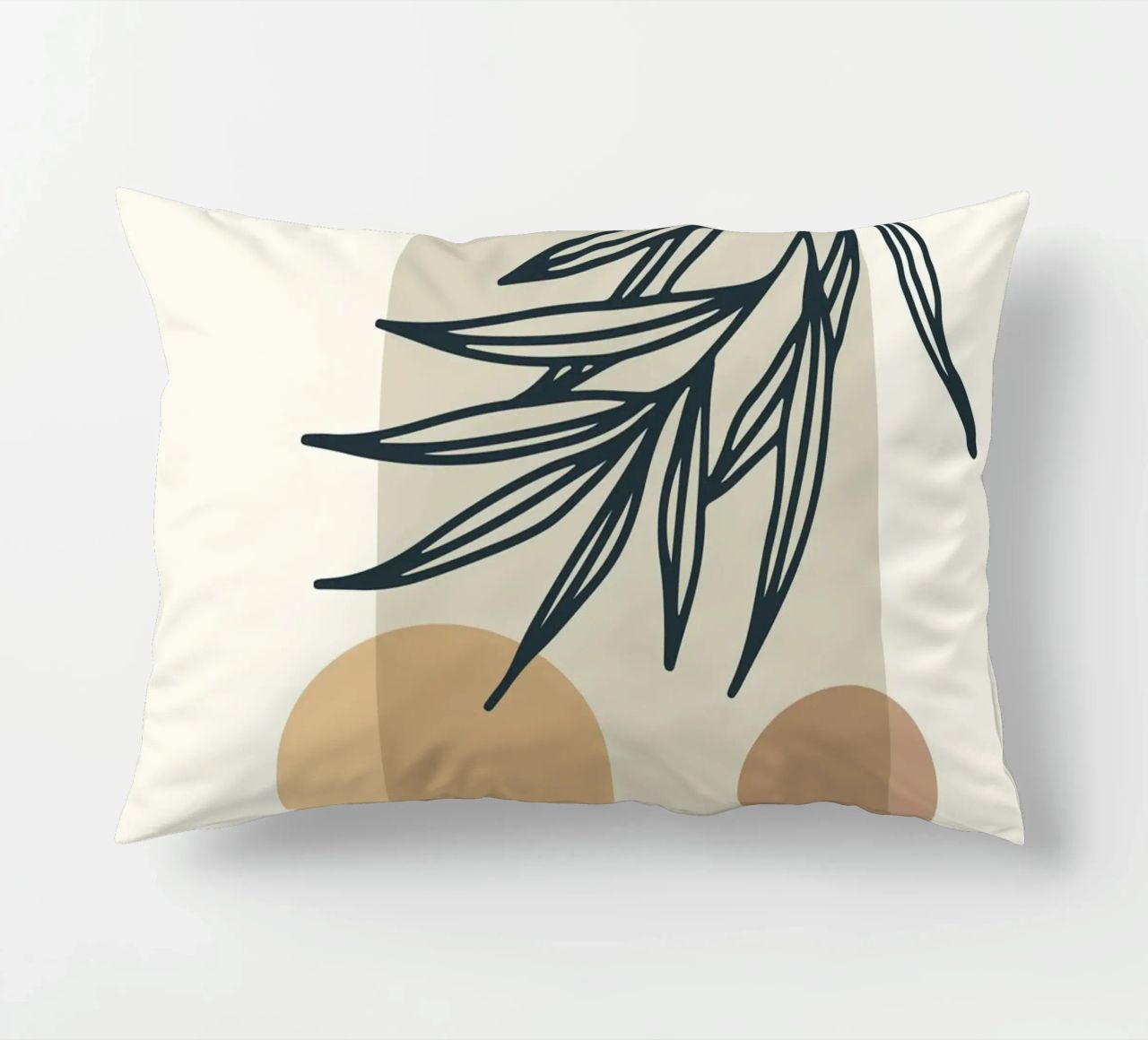 Boho Minimal - Motif végétal élégant coussin de Whole©