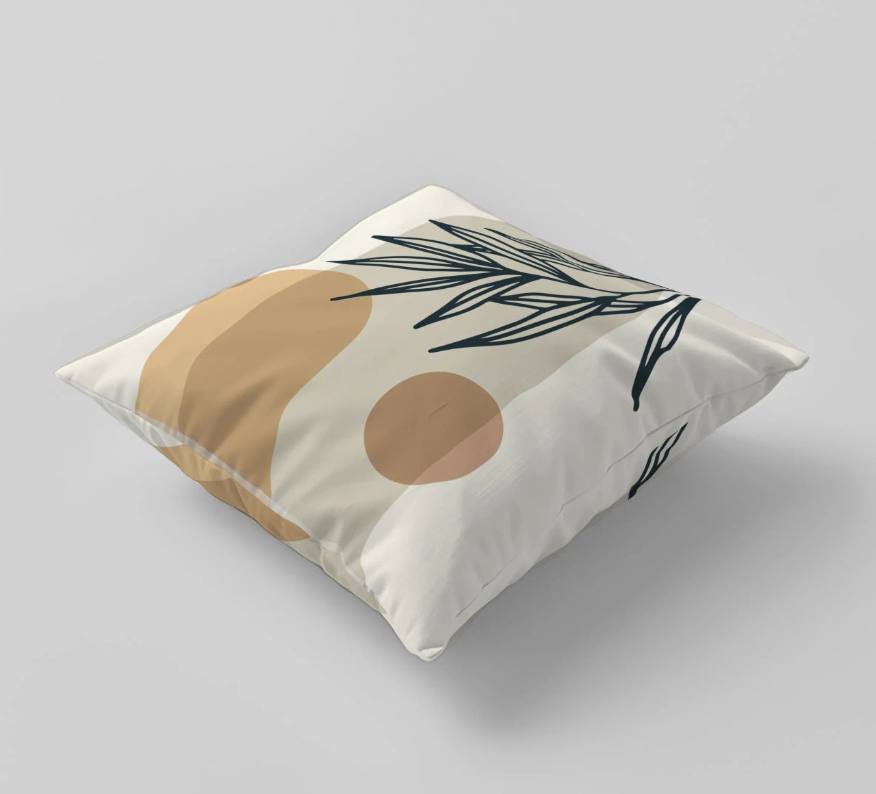 Boho Minimal - Motif végétal élégant coussin de Whole©