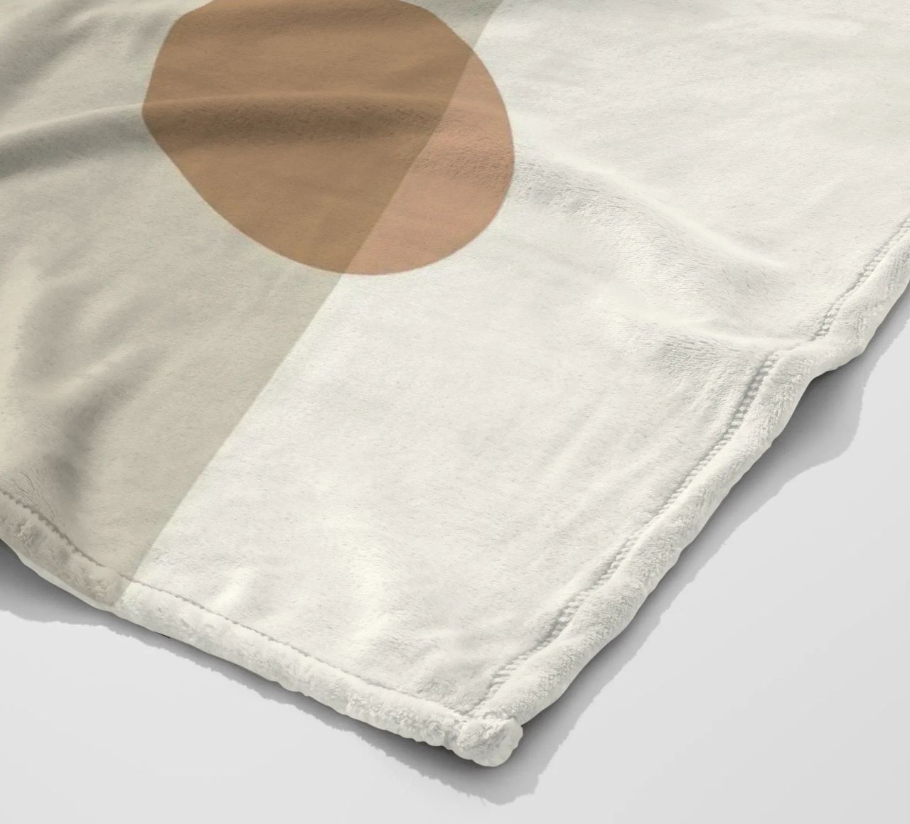 Boho Minimal - Motif végétal élégant plaid polaire de Whole©