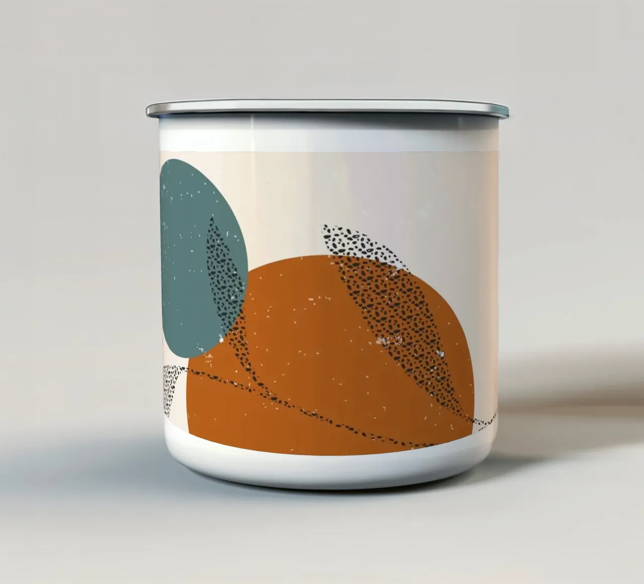 Natura Boho - Stile geometrico e vegetale tazza in smalto da Whole©