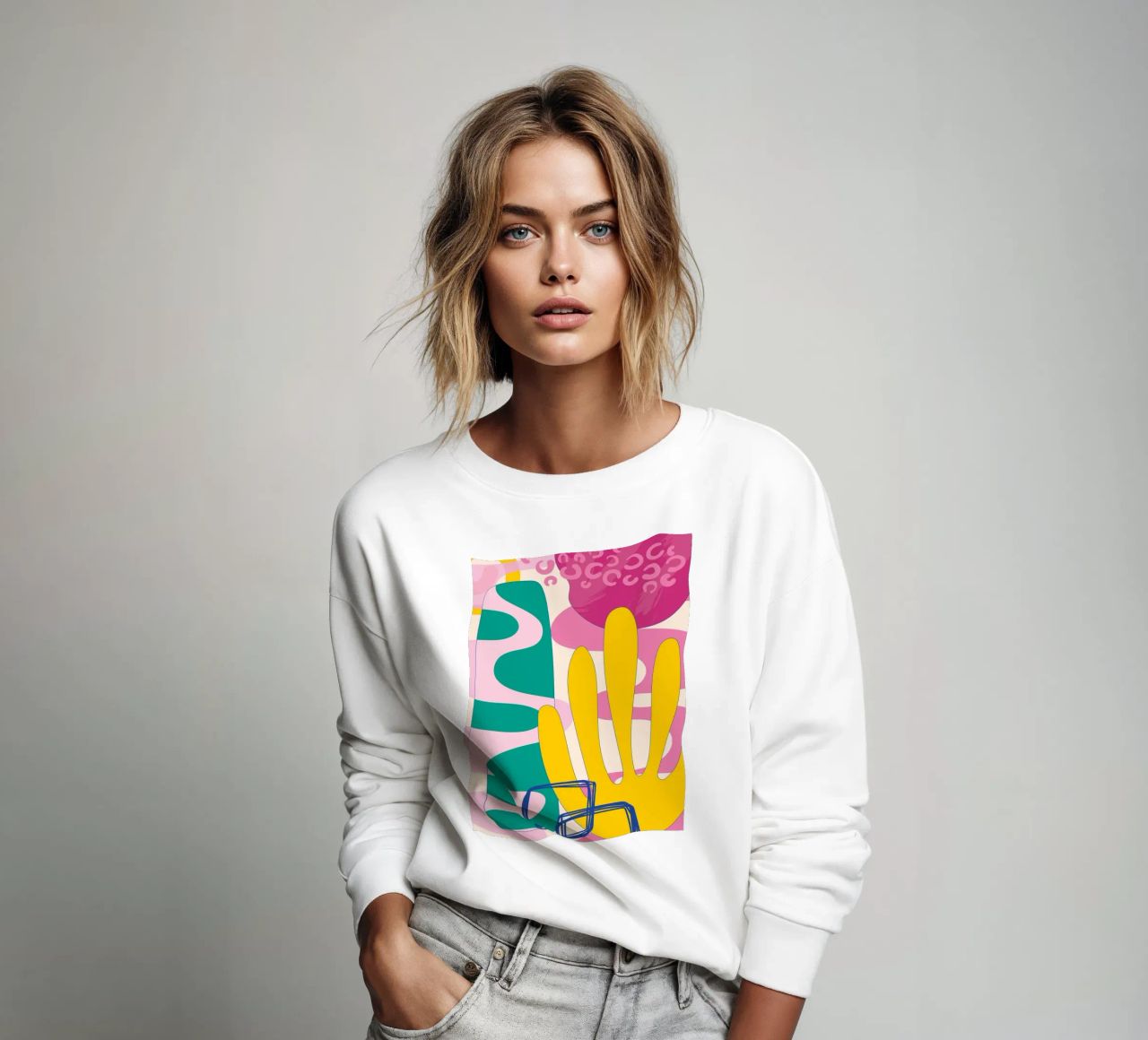 Pop Art Boho - Colourful & Lively sweatshirt by Whole©