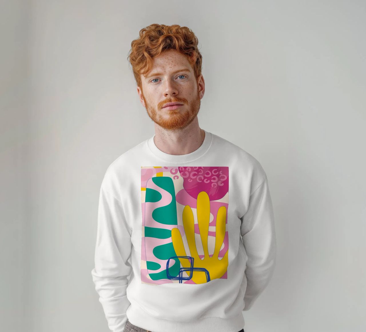 Pop Art Boho - Colourful & Lively sweatshirt by Whole©