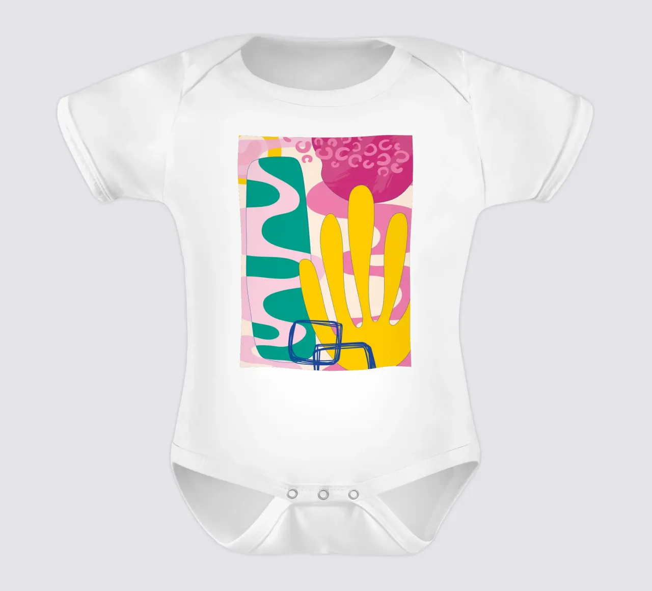 Pop Art Boho - Colorato e vivace body neonato maniche corte da Whole©