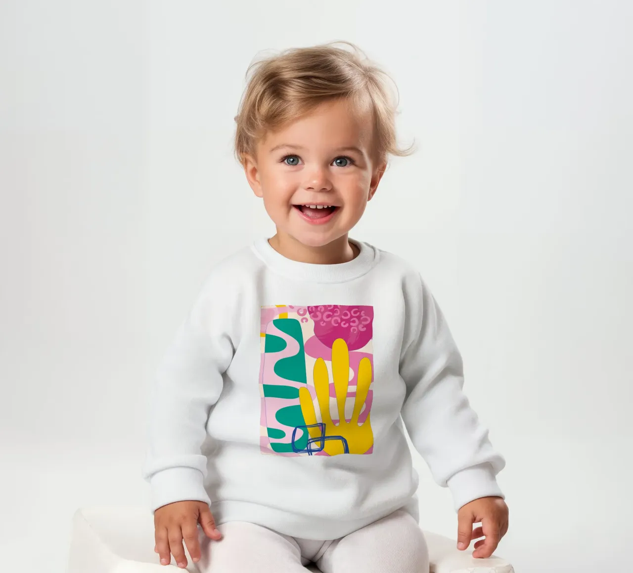 Pop Art Boho - Colorato e vivace felpa neonato da Whole©