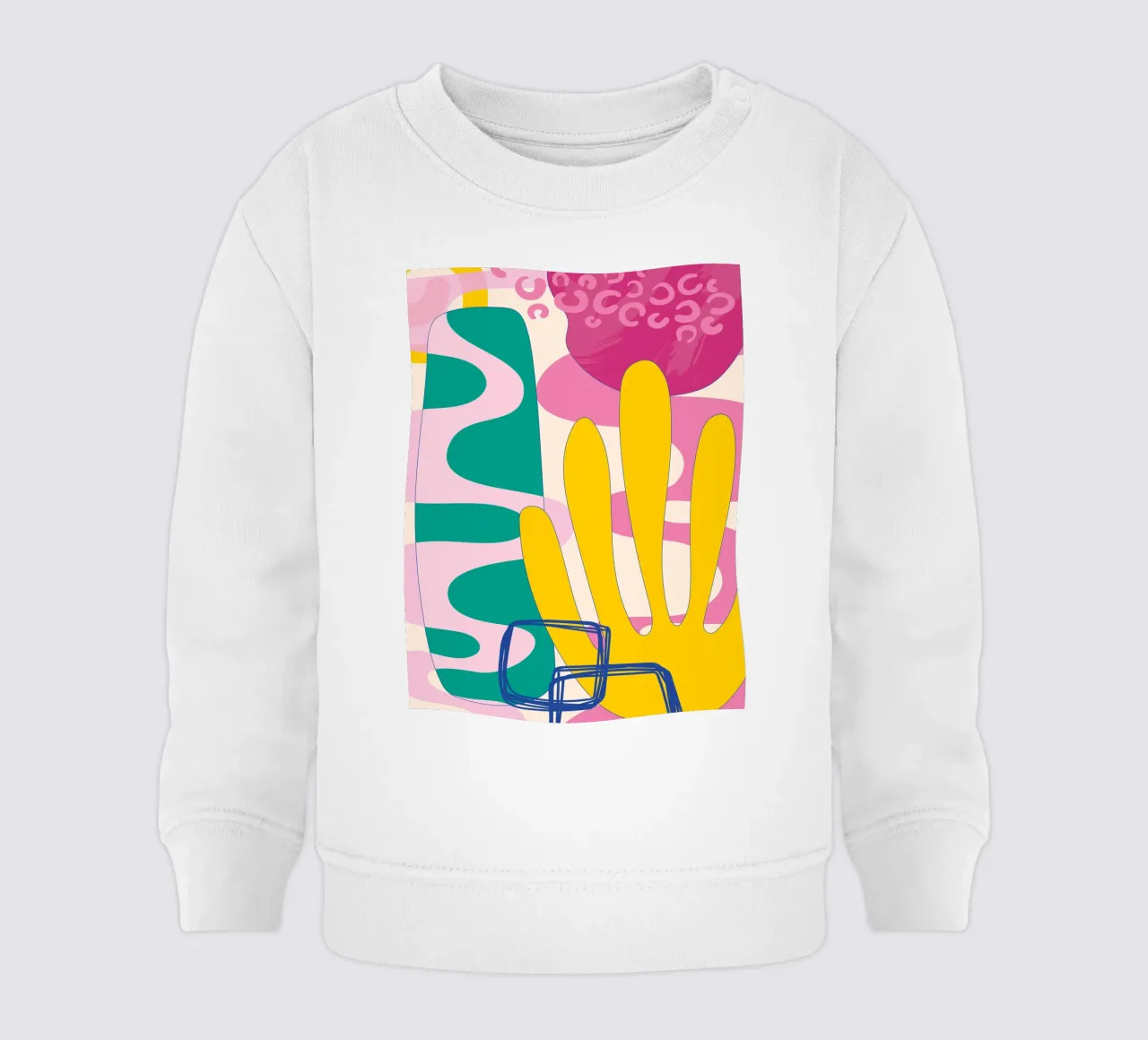 Pop Art Boho - Colorato e vivace felpa neonato da Whole©