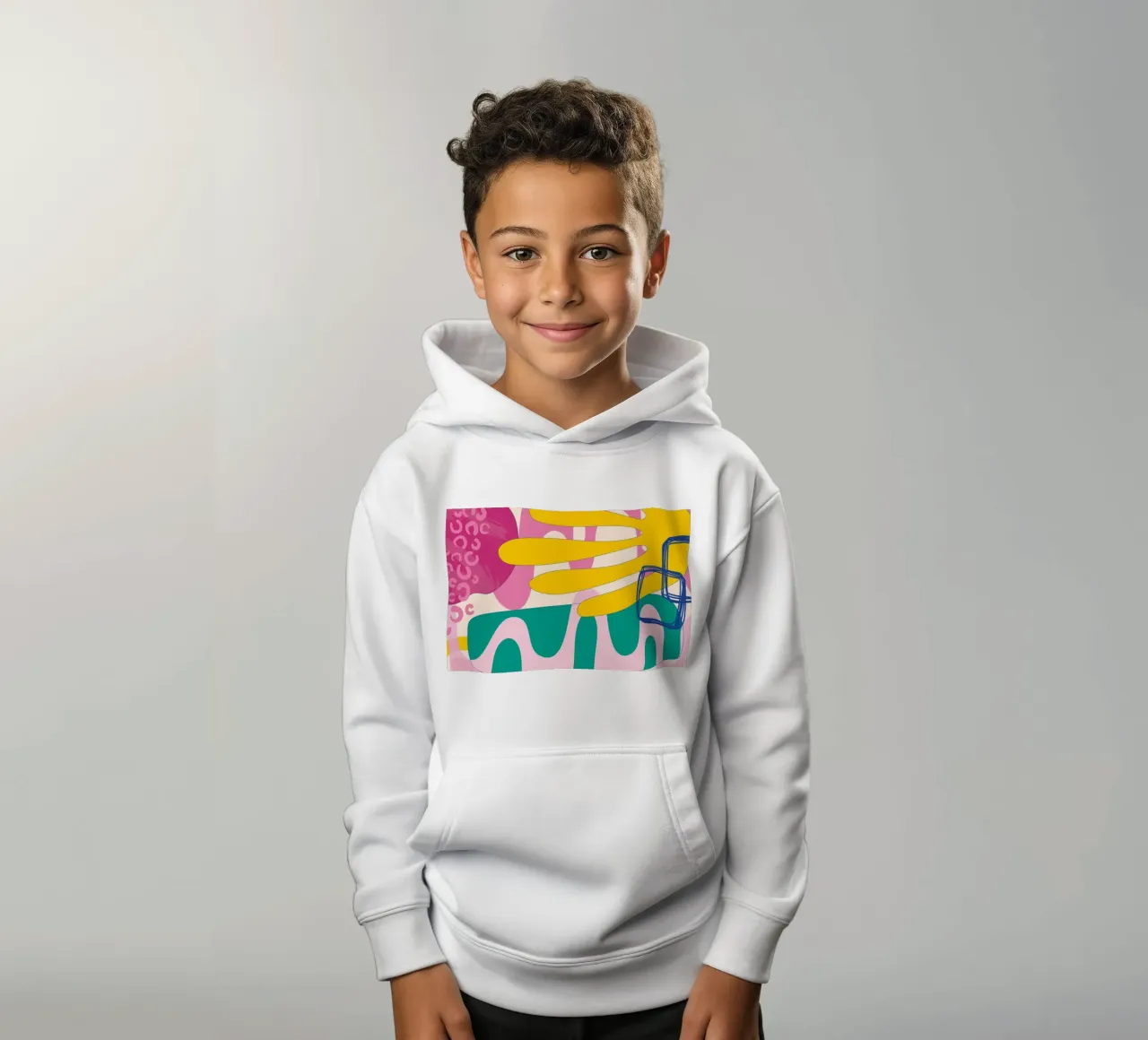 Pop Art Boho - Colorato e vivace felpa bambino con cappuccio da Whole©