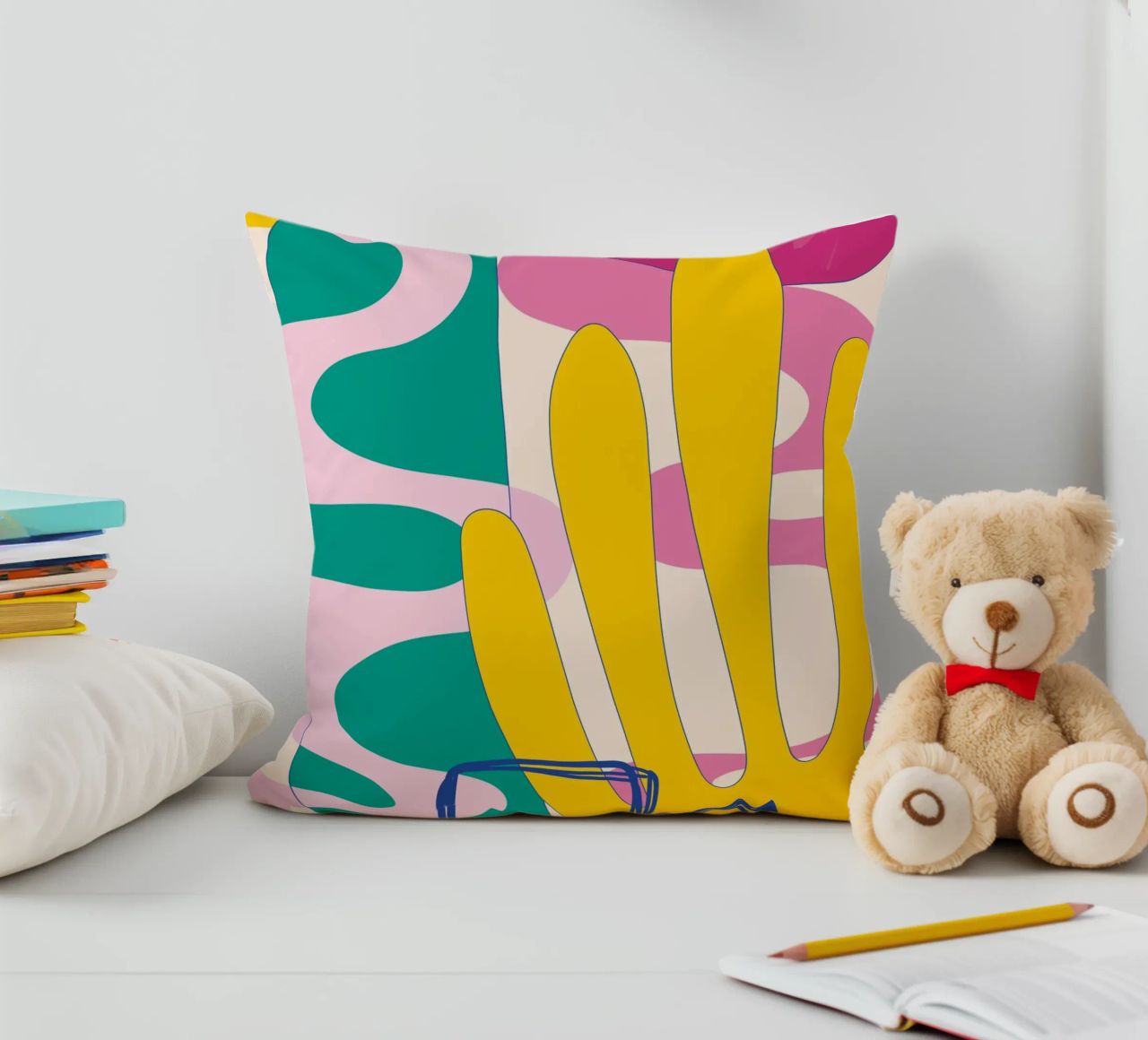Pop Art Boho - Colourful & Lively decorative cushion by Whole©