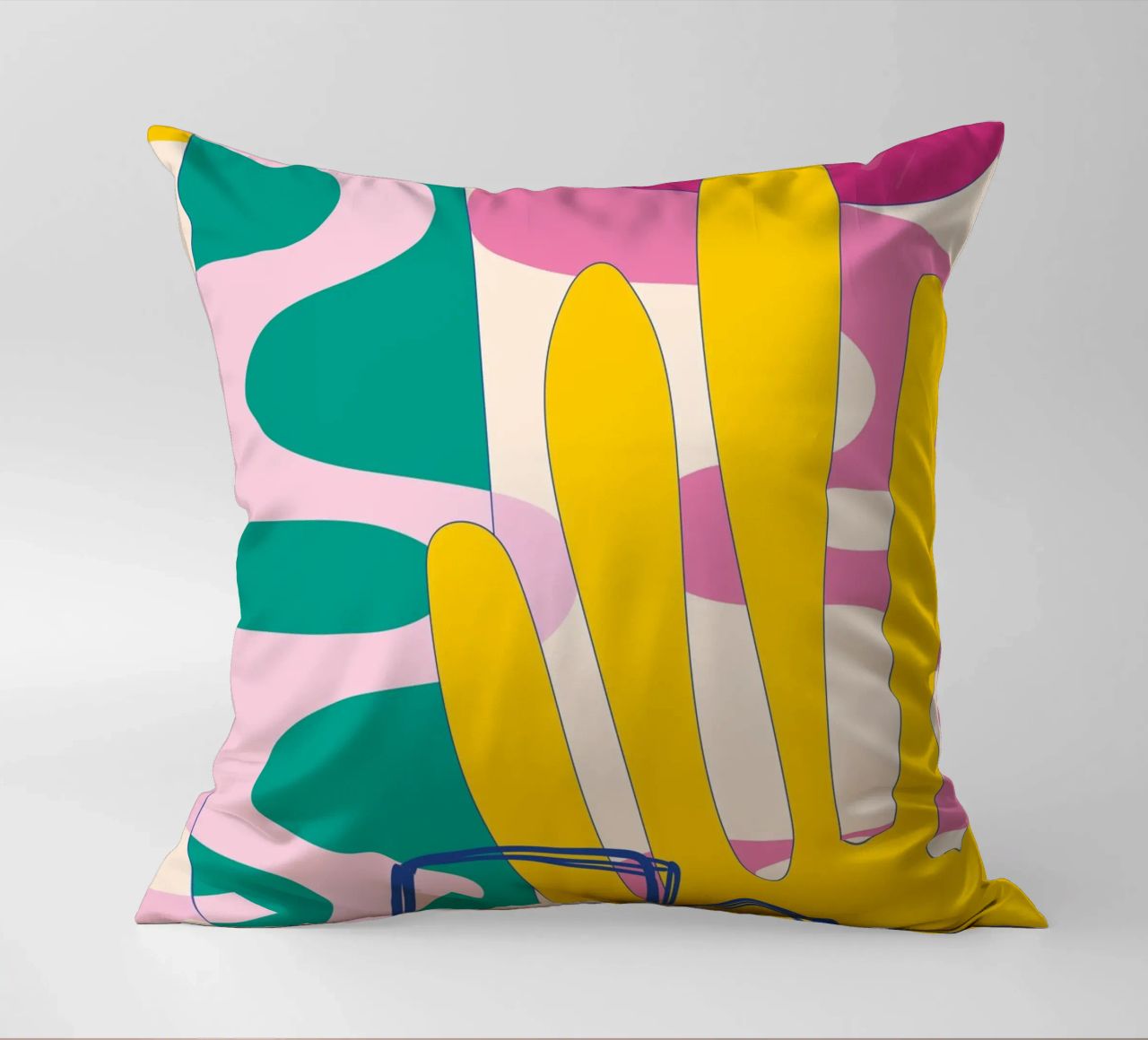 Pop Art Boho - Colourful & Lively decorative cushion by Whole©