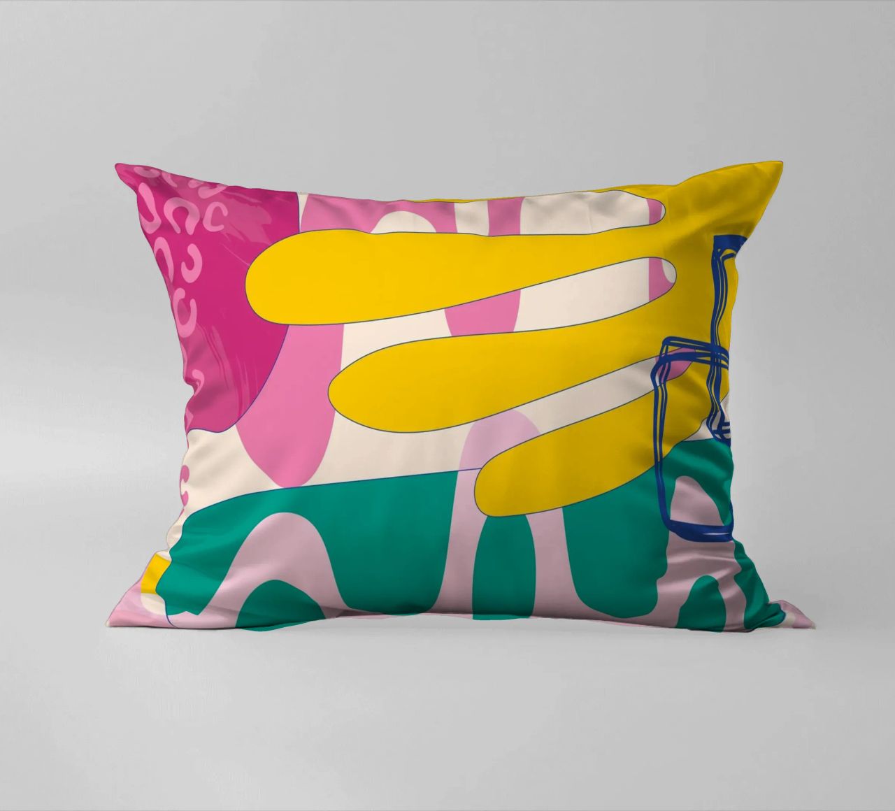 Pop Art Boho - Colourful & Lively decorative cushion by Whole©