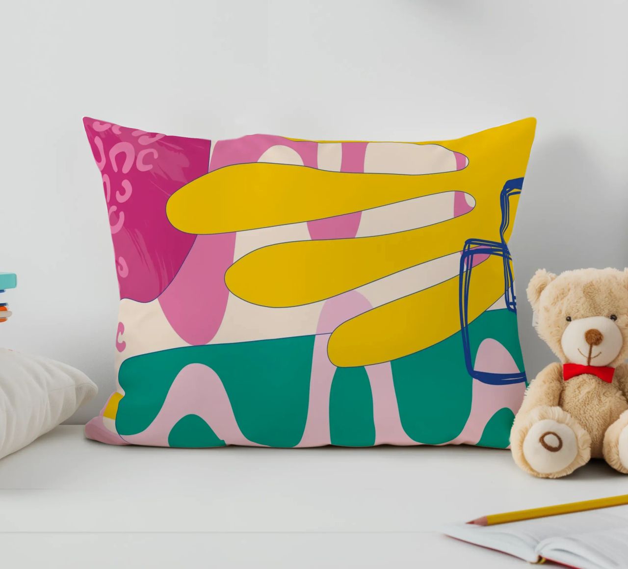 Pop Art Boho - Colourful & Lively decorative cushion by Whole©