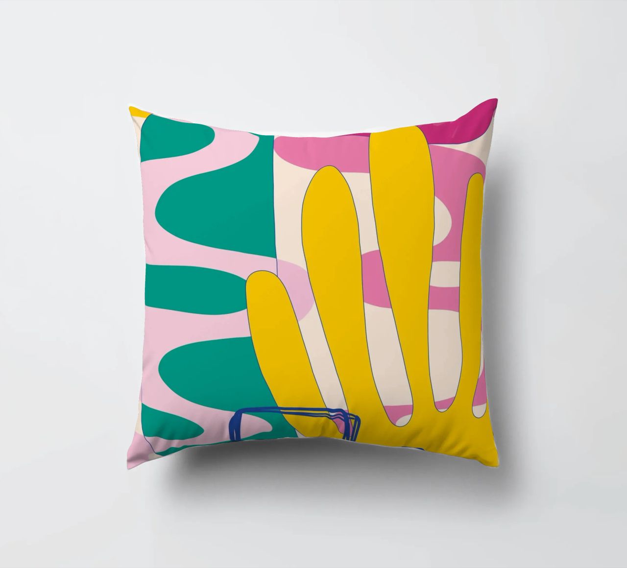 Pop Art Boho - Colourful & Lively decorative cushion by Whole©