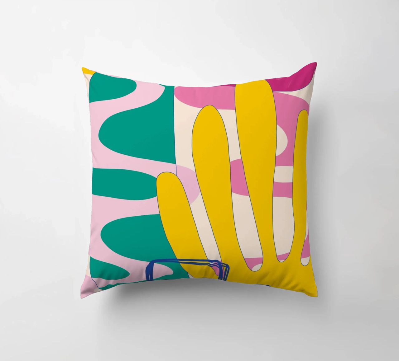 Pop Art Boho - Colourful & Lively decorative cushion by Whole©