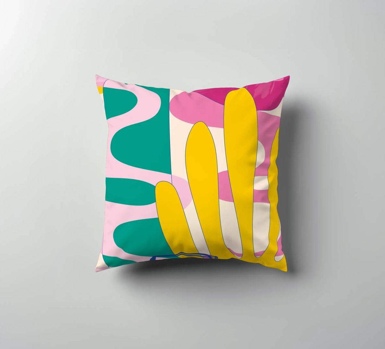 Pop Art Boho - Colourful & Lively decorative cushion by Whole©