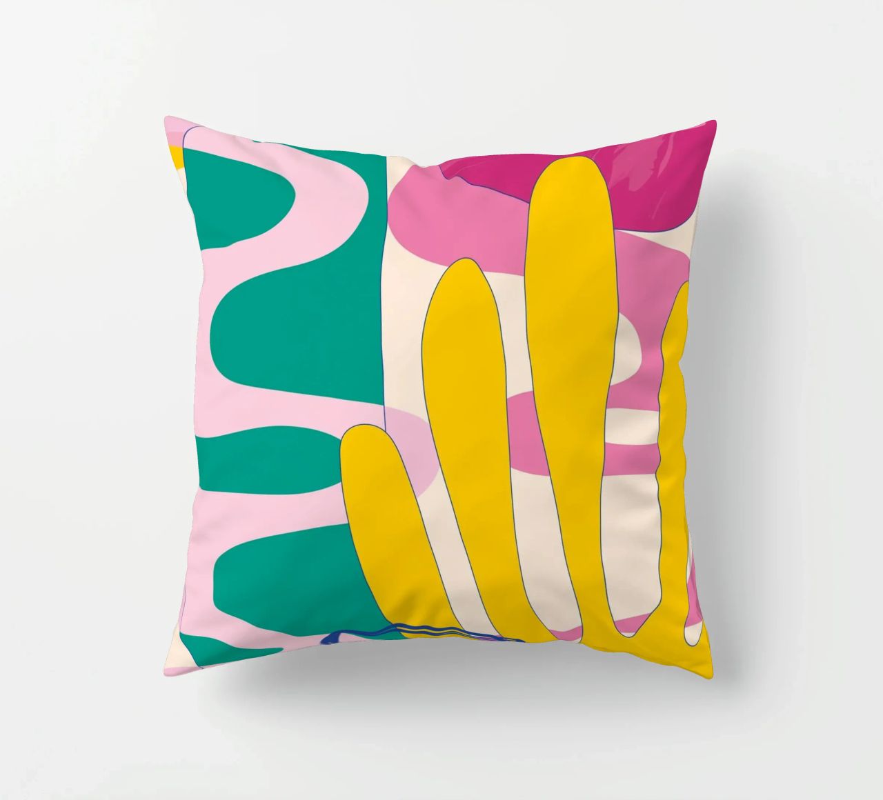 Pop Art Boho - Colourful & Lively decorative cushion by Whole©