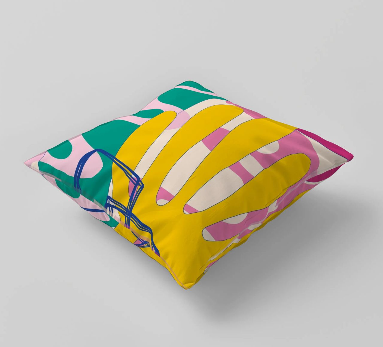 Pop Art Boho - Colourful & Lively decorative cushion by Whole©