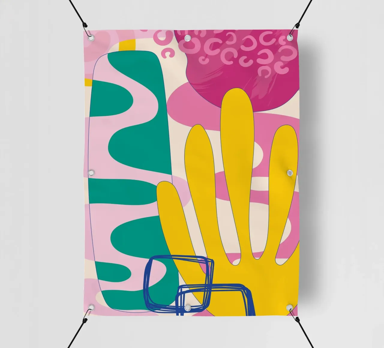 Pop Art Boho - Colorato e vivace telo in pvc da Whole©