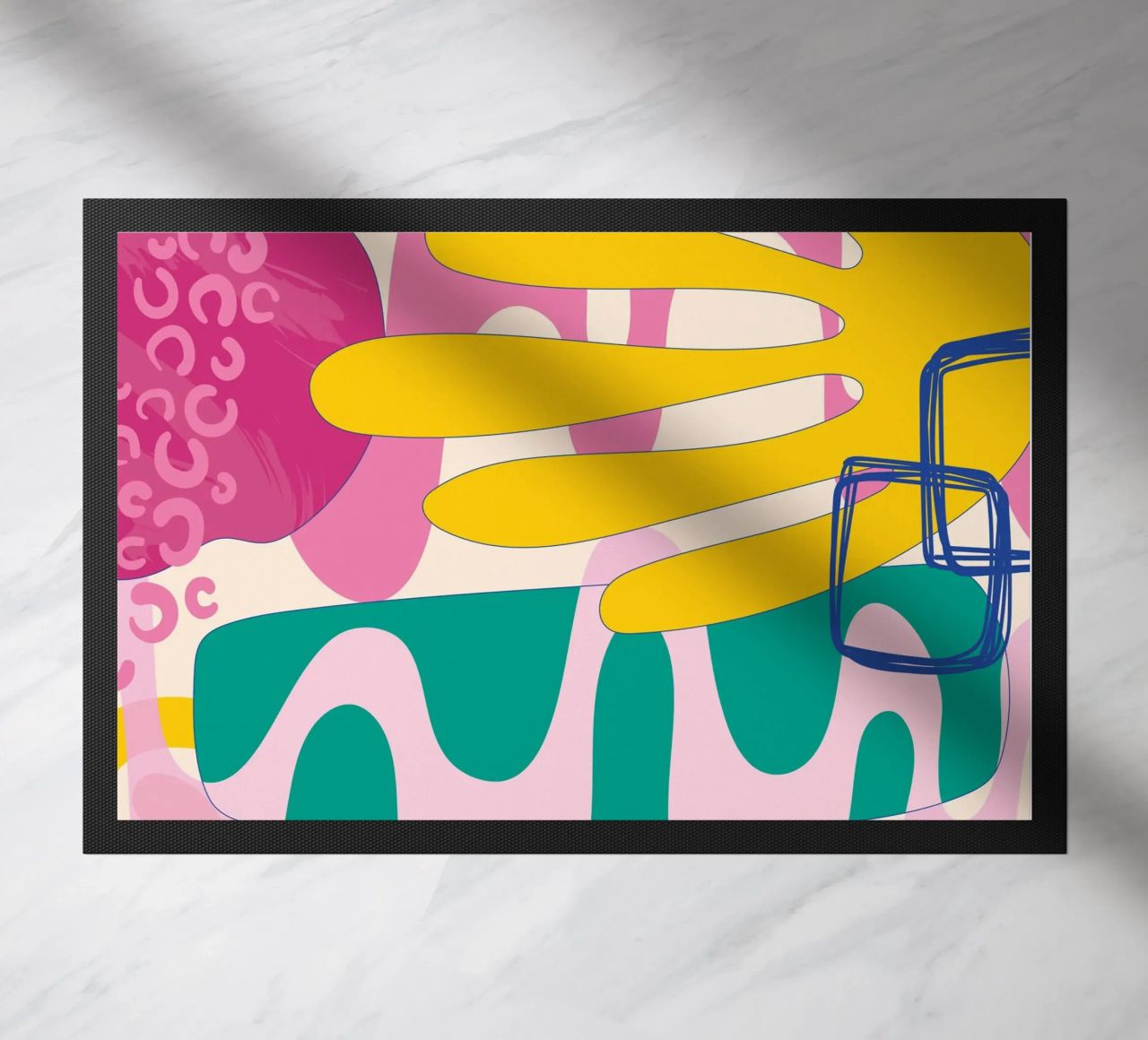 Pop Art Boho - Colourful & Lively doormat by Whole©