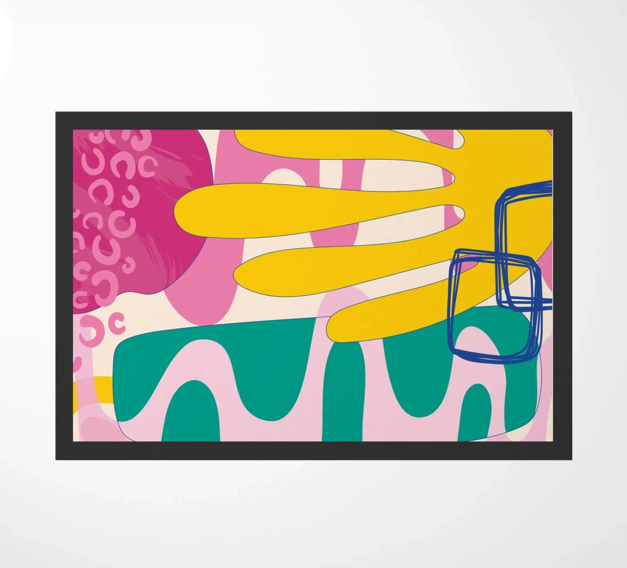 Pop Art Boho - Colourful & Lively doormat by Whole©