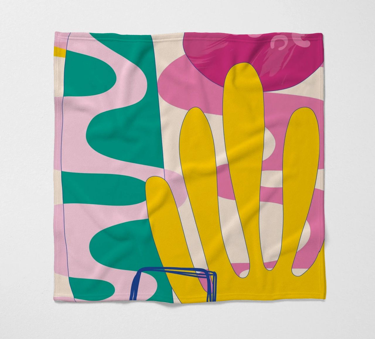 Pop Art Boho - Colourful & Lively fleece blanket by Whole©