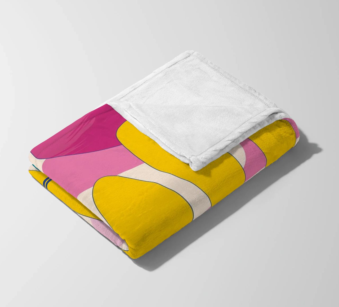 Pop Art Boho - Colourful & Lively fleece blanket by Whole©