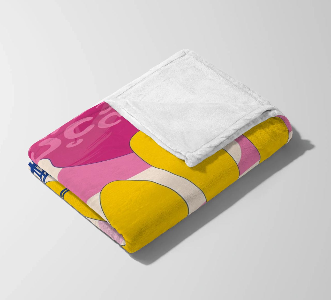 Pop Art Boho - Colourful & Lively fleece blanket by Whole©