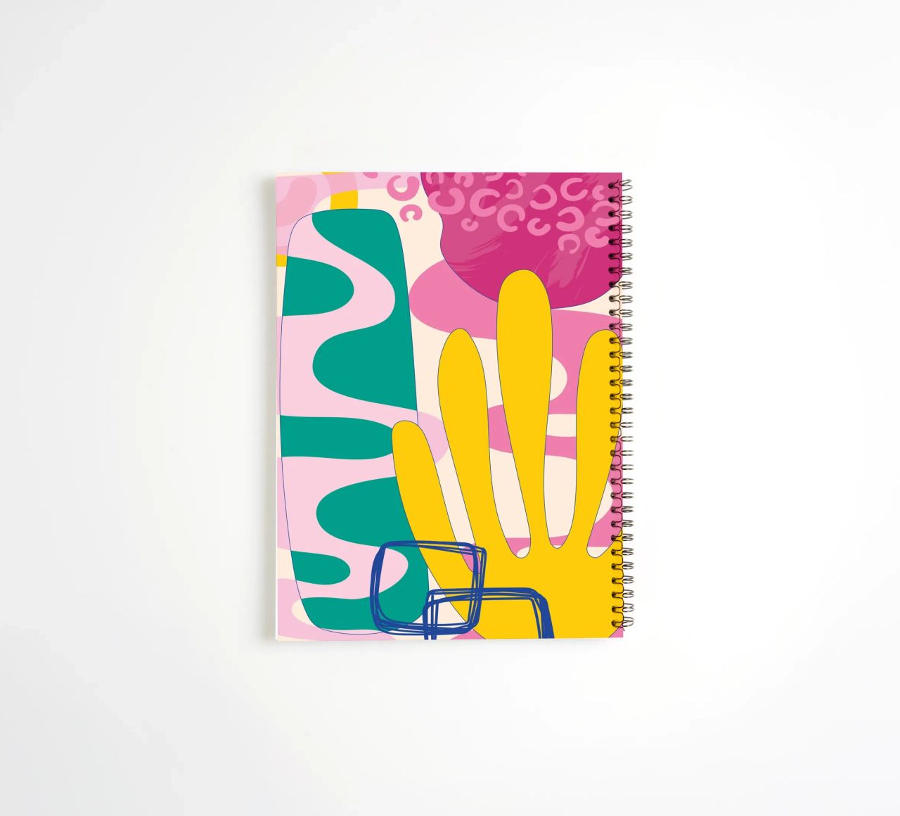 Pop Art Boho - Colourful & Lively spiral notebook by Whole©