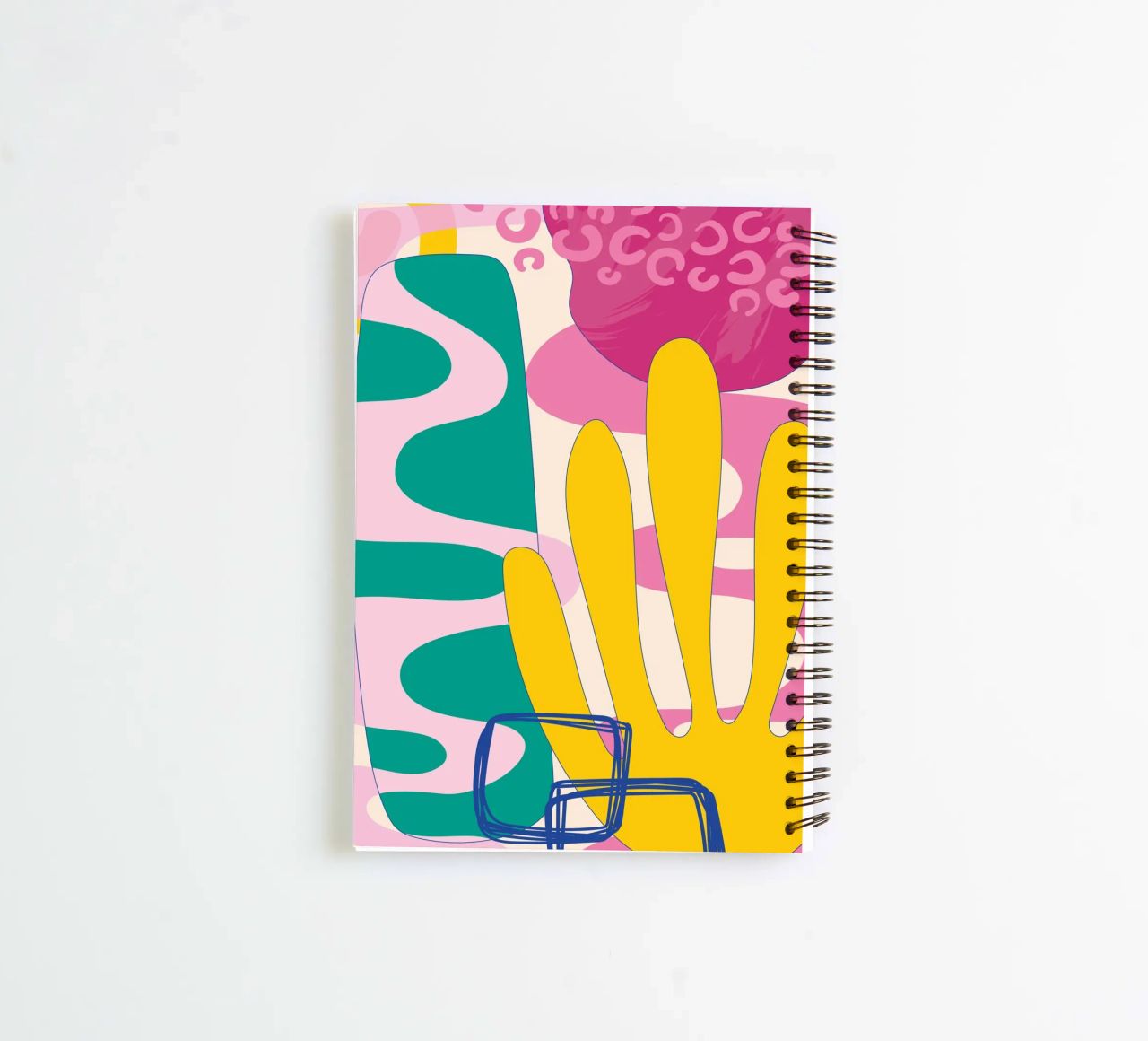 Pop Art Boho - Colourful & Lively spiral notebook by Whole©