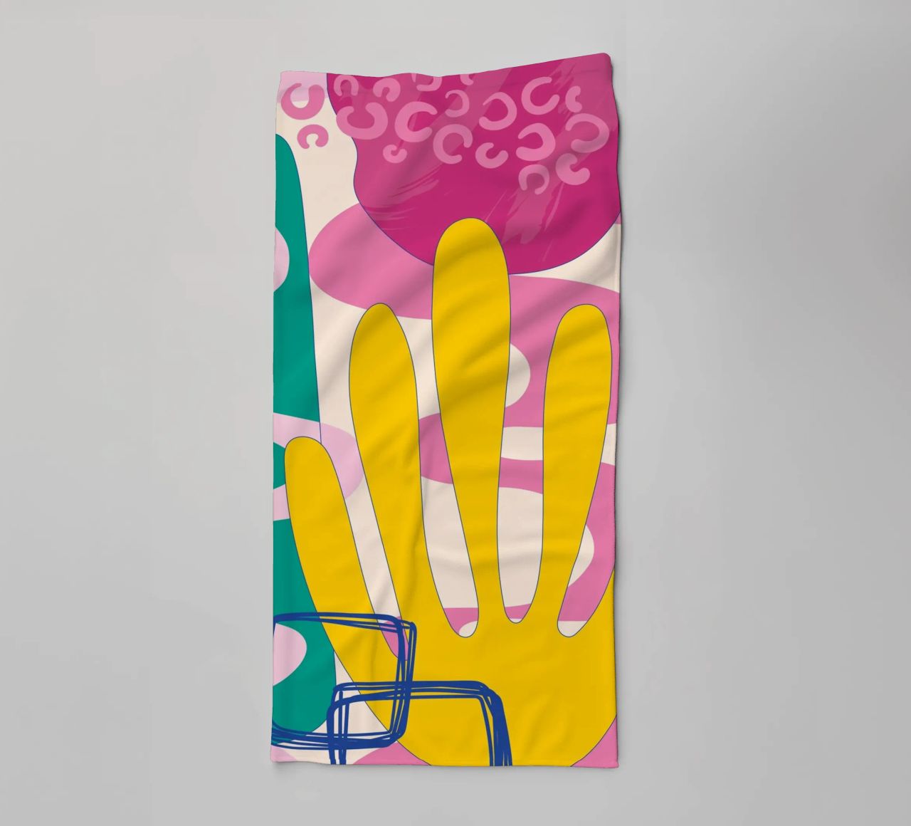 Pop Art Boho - Colourful & Lively towel by Whole©