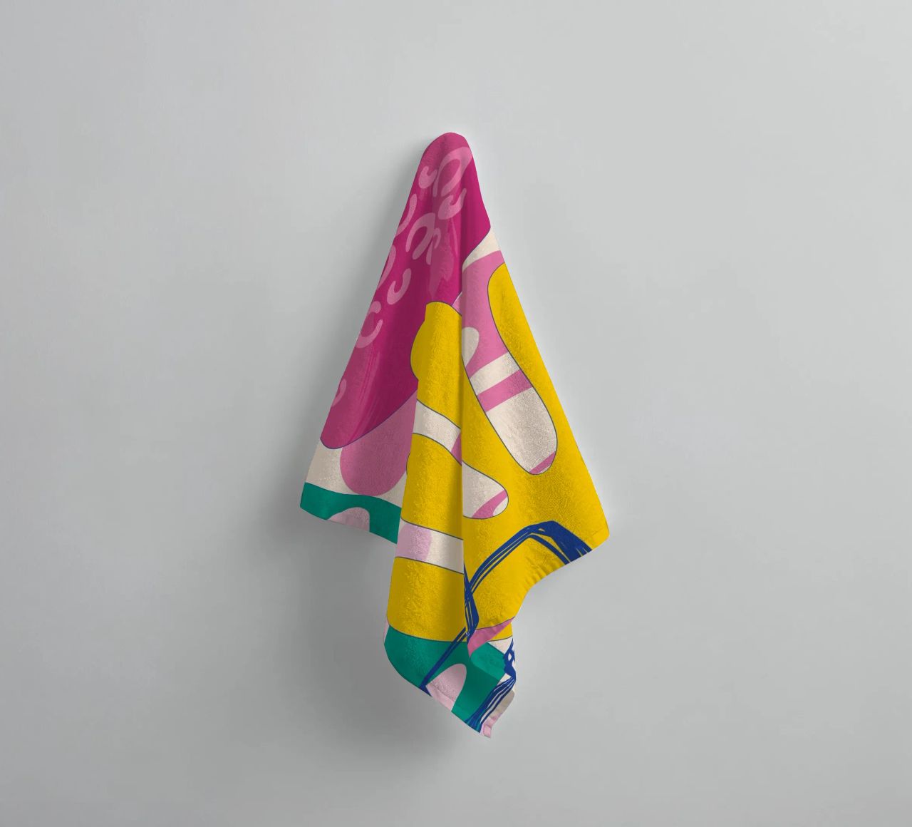 Pop Art Boho - Colourful & Lively towel by Whole©