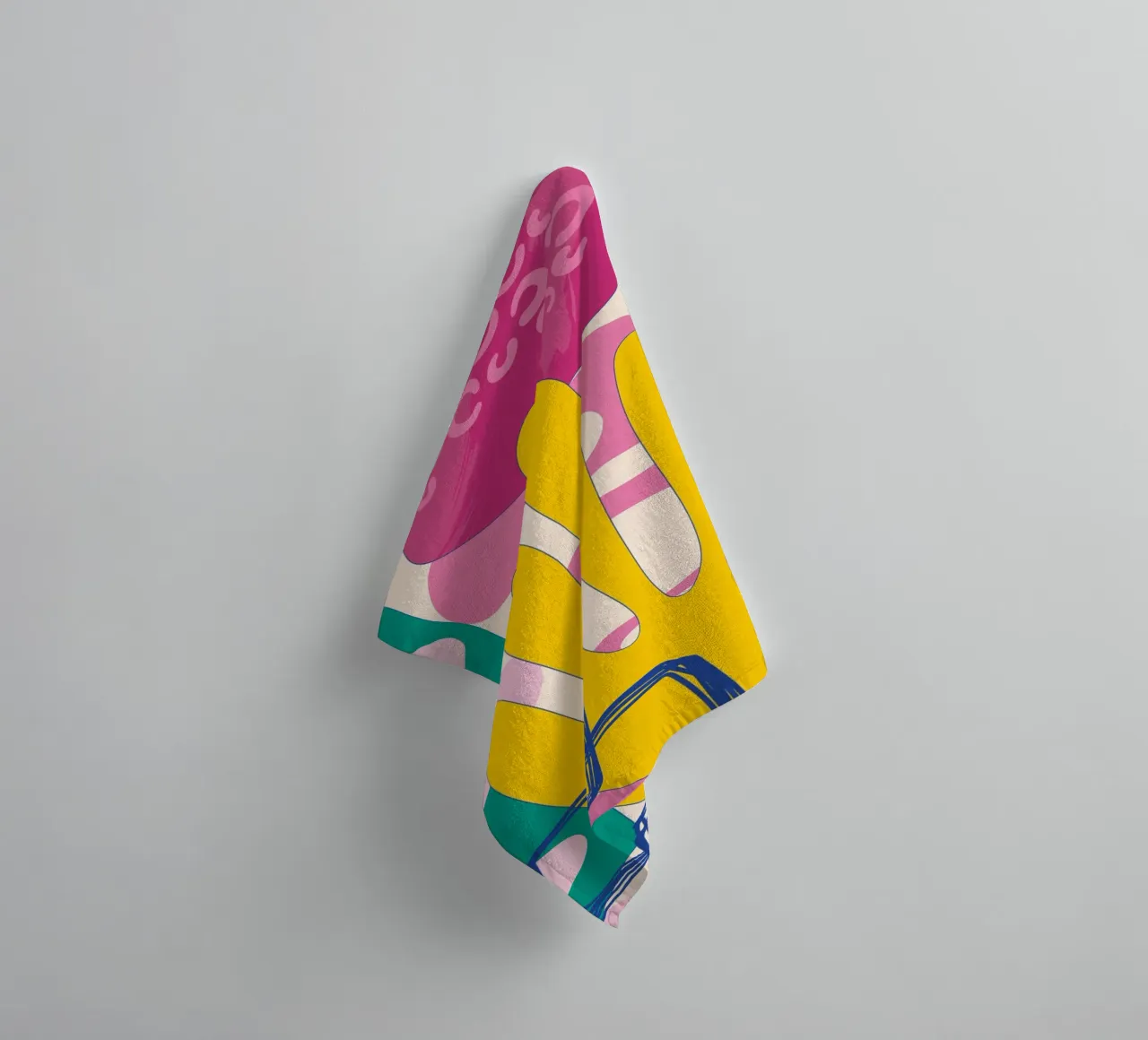 Pop Art Boho - Coloré & Vivant serviette de bain de Whole©