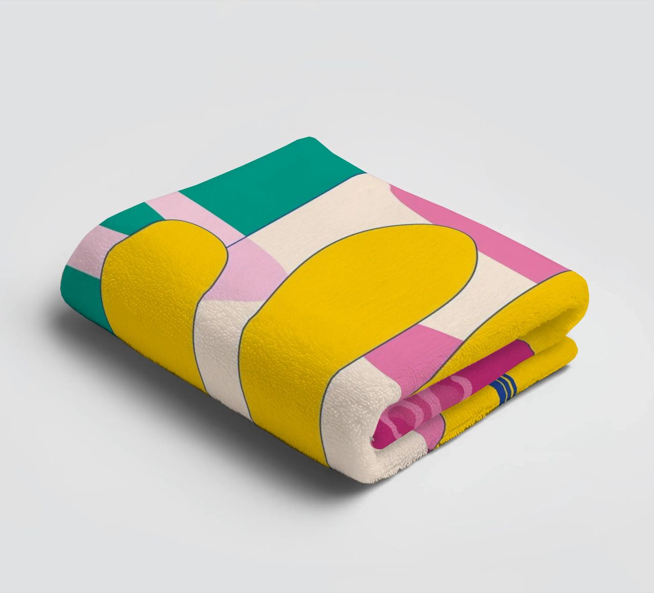 Pop Art Boho - Colourful & Lively towel by Whole©
