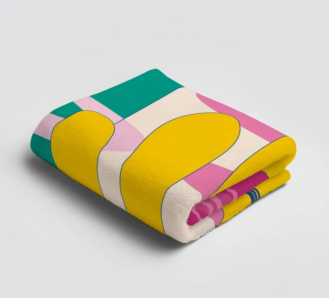 Pop Art Boho - Coloré & Vivant serviette de bain de Whole©