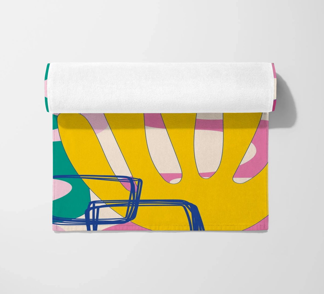 Pop Art Boho - Colourful & Lively beach towel by Whole©