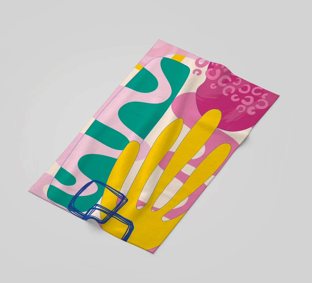 Pop Art Boho - Colorato e vivace telo mare da Whole©