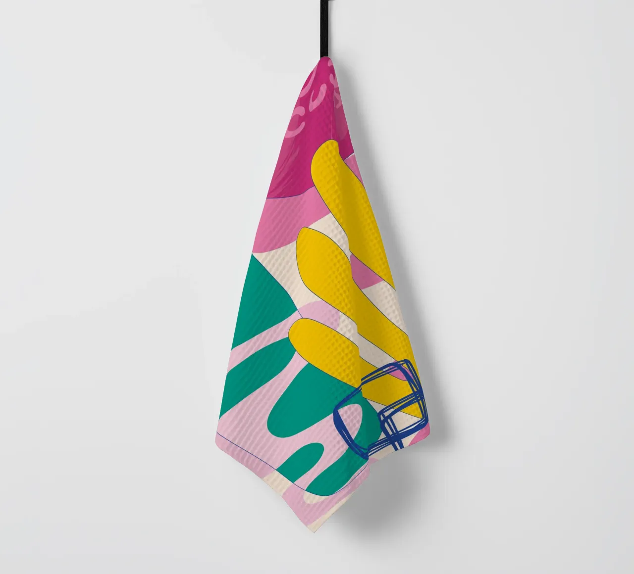 Pop Art Boho - Colorato e vivace canovaccio da cucina da Whole©