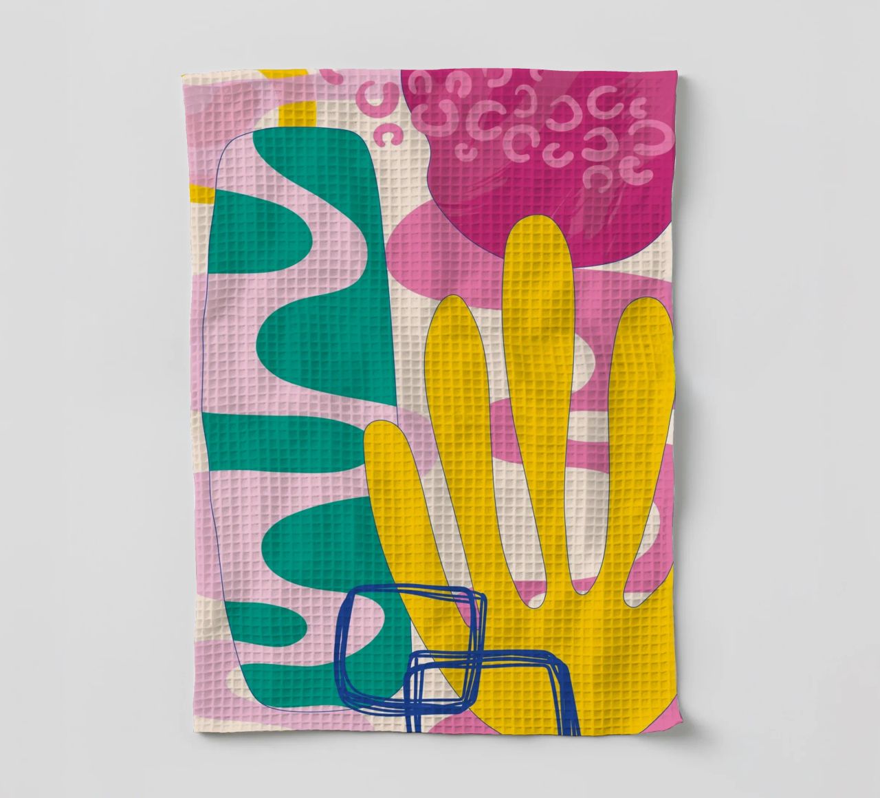 Pop Art Boho - Colourful & Lively tea towel by Whole©