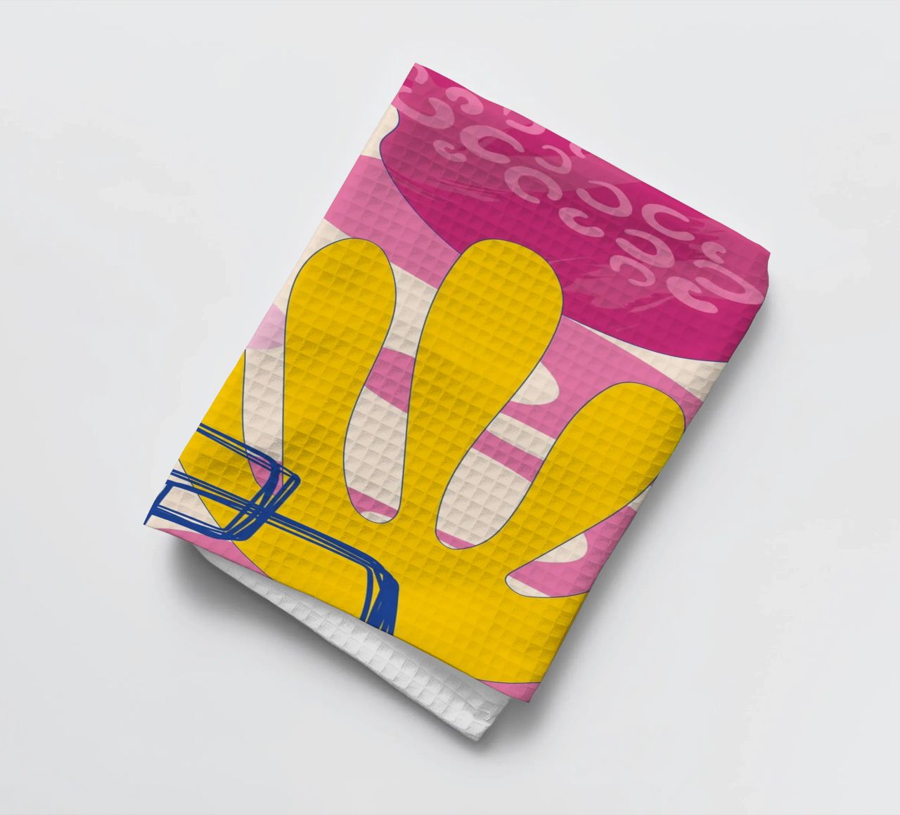 Pop Art Boho - Colourful & Lively tea towel by Whole©