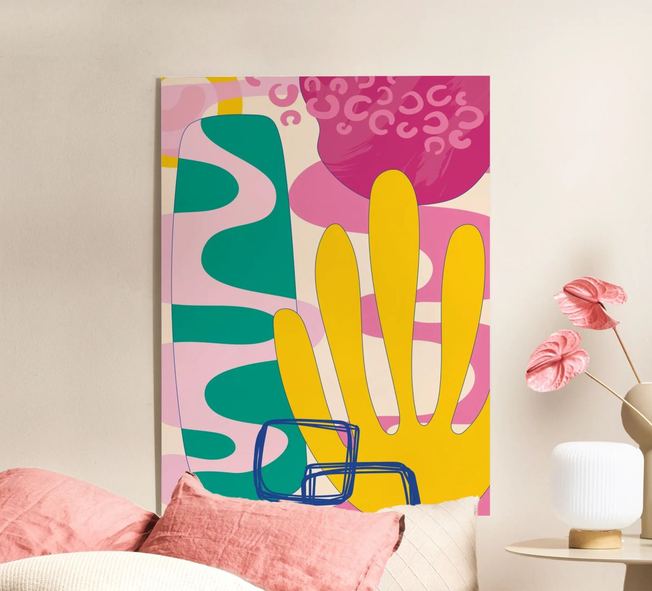 Pop Art Boho - Colorato e vivace plexiglass da Whole©