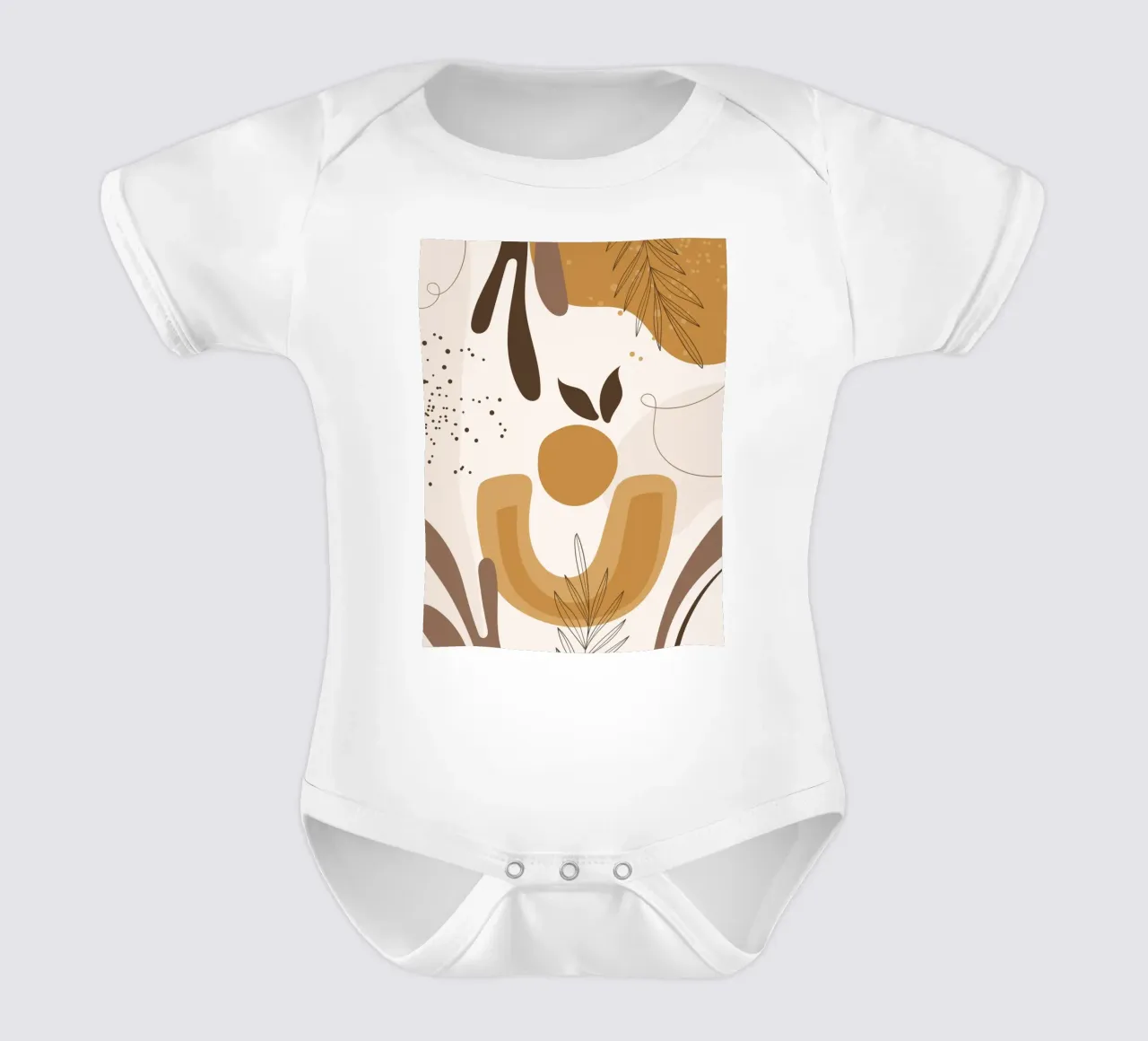 Elégance boho - nature & tons terre body bébé de Whole©