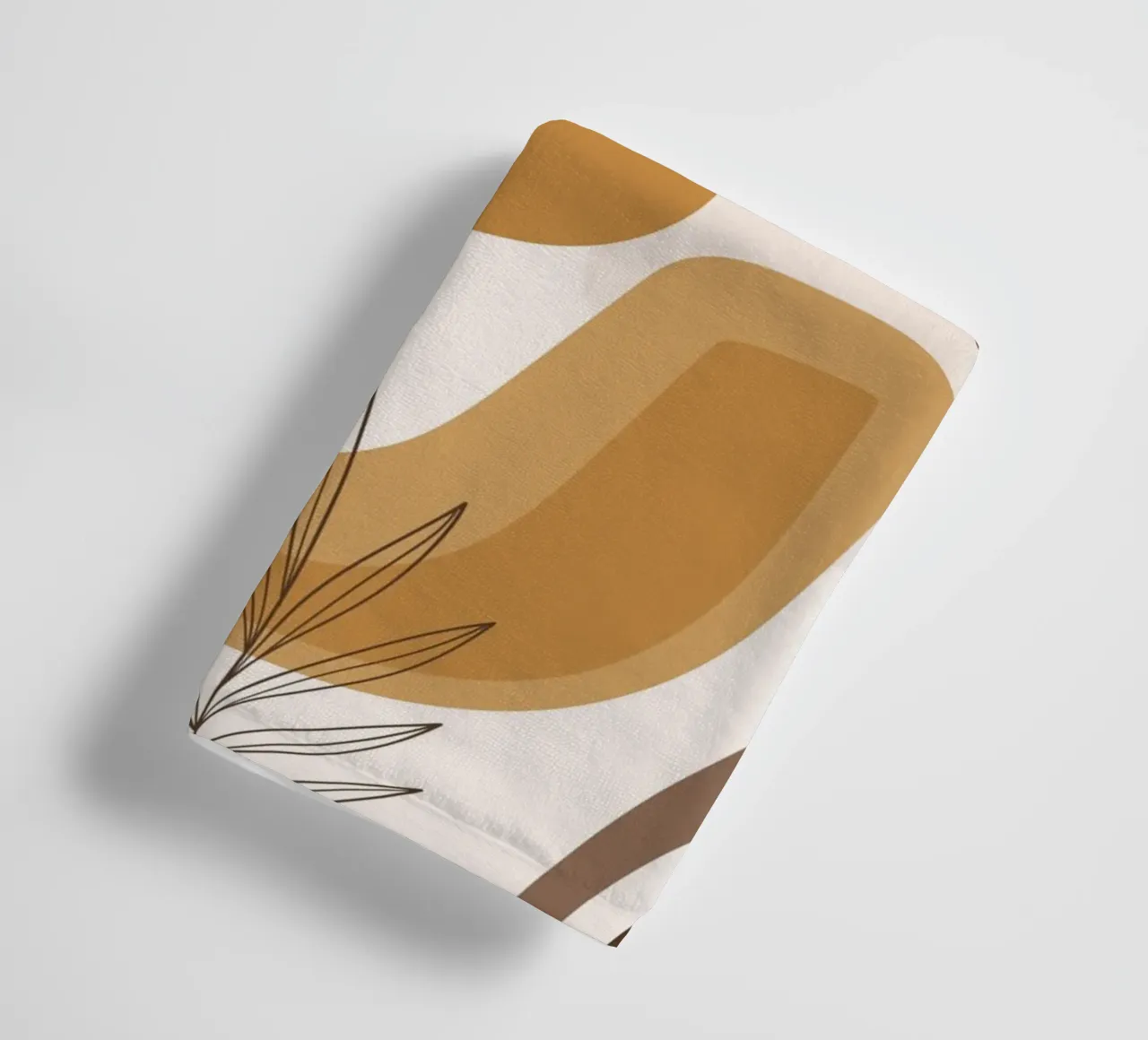 Elégance boho - nature & tons terre serviette de bain de Whole©