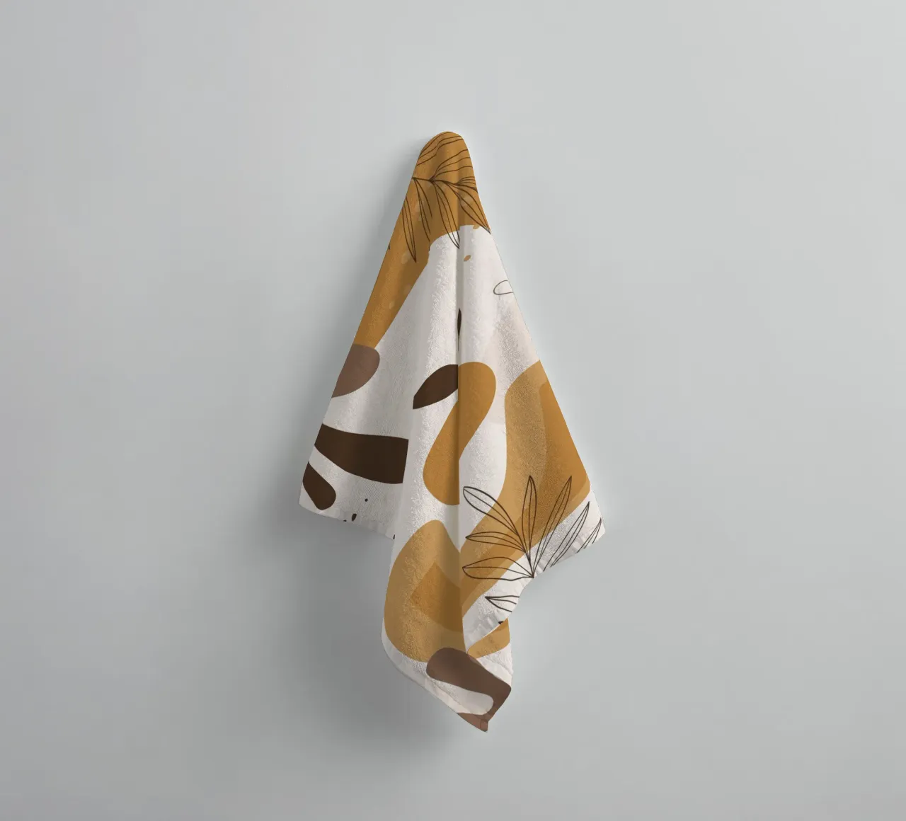Elégance boho - nature & tons terre serviette de bain de Whole©