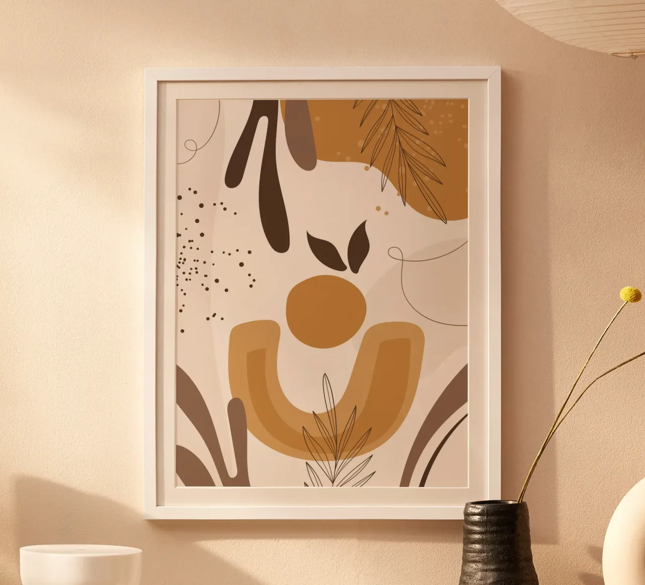 Elégance boho - nature & tons terre poster de Whole©