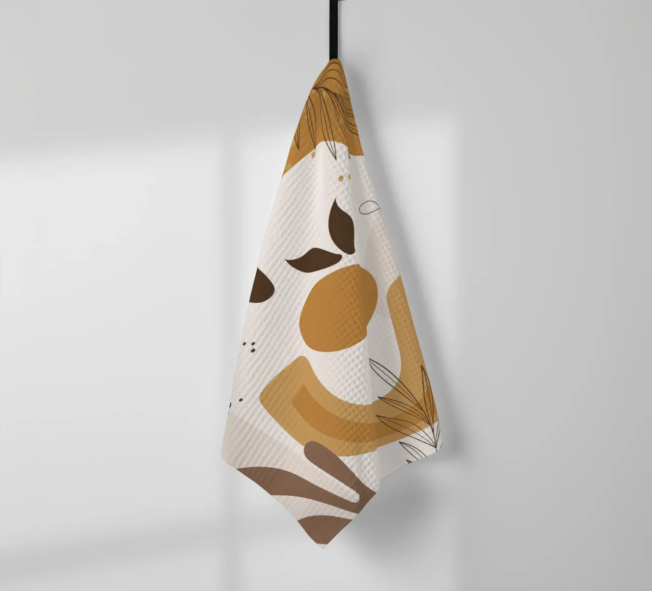 Boho elegance - nature & earth tones tea towel by Whole©