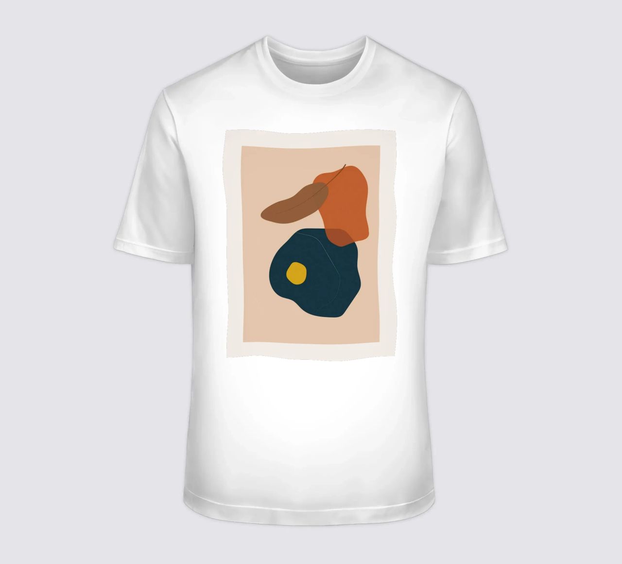 Abstrakte Boho Kunst – Erdtöne & Modern T-Shirt von Whole©