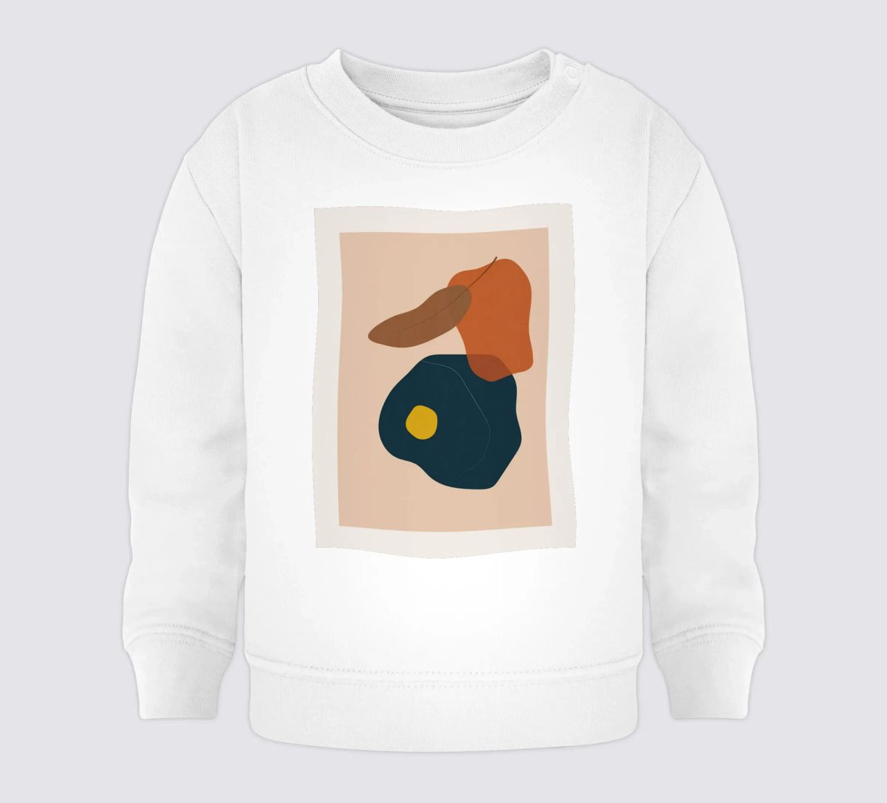 Art abstrait boho - tons terre & moderne sweat pour bébé de Whole©