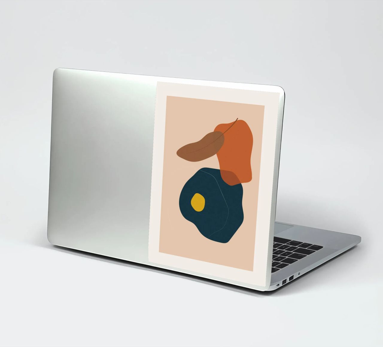 Art abstrait boho - tons terre & moderne autocollant de Whole©
